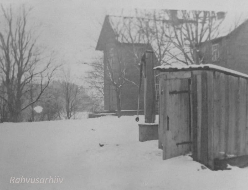 Ants Aunveri pererahvata kodutalu Keema-Mihkli 1956. a.