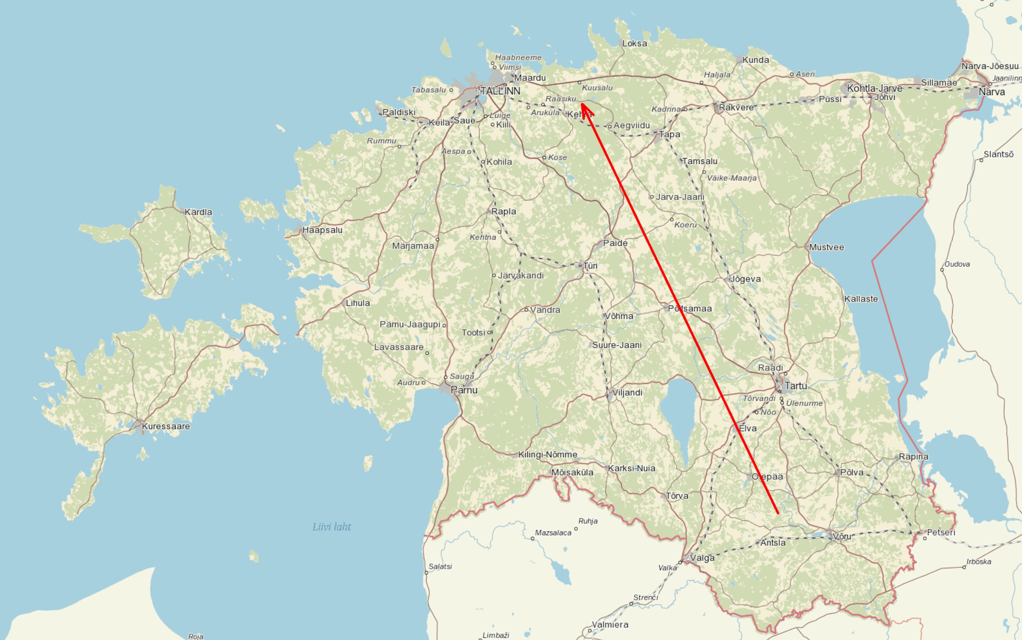 Lahkumine Võrumaa punkrist Soodlasse
